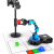 幻尔 树莓派4b 机械臂ArmPi AI视觉识别机械手臂 Python可编程机器人 WIFI远程控制 标准版+语音交互拓展包（成品） Pi 4B/4G 现货