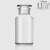 加厚广口玻璃瓶试剂瓶磨砂口医药瓶分装广口瓶玻璃化学瓶棕色透明 透明磨砂广口500ML