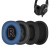 墨顿 适用于AKG爱科技K361耳机套K371 K371BT K361BT耳罩头戴透气网布海绵套配件 黑色印字款耳机套一对【小羊皮】