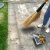 手工大扫把竹扫把家用庭院笤帚车间专用铁扫帚户外院子扫水扫雪 款+加厚畚箕两件套