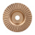 纳仕德 JS195 塑形锉轮刺盘抛光轮 木材去皮清边抛光工具 金色款平面-22孔