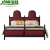 缦宛木法式实木床1.5米1.8米双人大床卧室复古婚床欧式软包床美式丝绒床 床+环保棕垫 1.5*2米框架结构