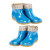 沸耐笙 FNS-04830 中性低筒雨鞋 耐酸碱油PVC低帮水鞋 519蓝色加棉 40 双