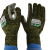 海太尔 0082防割手套5级 混合钢丝牛皮层 防刺耐磨劳保手套