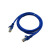 吉菲达 JF-CW505 超五类非屏蔽成品网线 CAT5e类工程用连接跳线 5M 蓝色