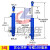 50缸径液压油缸双向液压缸升降式油顶3吨小型液压缸液压顶千斤顶 50100实心电镀