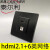 定制适用hdmi网线面板8K高清HDMI2.1直插网络CAT6网口86型墙插座 黑色