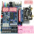 高速双通道14bit A S A9767 FPGA 信号发生器开发板 蓝色 正面焊接双排针 1条SMA转BNC线