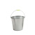 鲁坤 LK-ST01 水桶 铁桶15升白色白铁皮粮食桶百货垃圾桶手提油桶镀锌