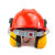 定制适用ABS安全帽式防噪音其他套装防护其他隔音降噪声其他V型 *红色安全帽+耳罩