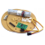 HX711压力传感器 电子秤支架称重 DIY套装5/10/20kg 送STM32源码 5KG整套（散件）