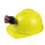 汉盾 HD-HT14-1 V型ABS透气安全帽（带矿灯架，带透气孔，旋钮式帽衬，Y型下颚带，黄色） 红色
