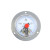 HKFZ上海仪川磁助式电接点压力表轴向代边YXC-100ZT气压油压水压真空 YXC-100ZT -0.1-0MPa真空