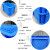 EU周转箱长方形底盘蓝色加厚车载储存物流箱零件收纳配件盒 EU-2311箱-:300*200*120mm蓝