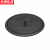 京洲实邦 嵌入式台面盖子不锈钢圆形垃圾桶【5L黑色盖子】ZJ-2414