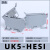 HXDU UK5-HESI灰色【50只/整盒】 保险端子导轨式接线端子排熔断器底座定制