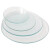 海斯迪克 玻璃表面皿 高透明凹凸皿 盖烧杯圆皿器皿 70mm（1片）