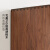 源氏木语实木书柜北欧书房展示柜简约轻奢家用黑胡桃木组合柜子-0.85米