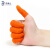 劳博士 一次性乳胶防滑手指套 工业橡胶手指套 劳保手套 橘色 25（小号100只）