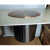 嵌入式台面不锈钢垃圾桶洗手间厨房暗装隐藏式盖子摇盖翻转盖方形 DF-227-430 摇盖（黑色烤漆）