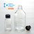 RICH LAB 进口Wheaton刻度培养基瓶透明玻璃试剂瓶密封样品瓶125 250 500ml 实心盖（240280） 适配125-500ml