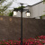 中式户外太阳能防水花园别墅景观室外公园家用3米高杆路灯 接电款单头 高2.4米（砂黑）