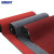 海斯迪克 HKC-14 复合双条纹地垫地毯 防尘防滑蹭土入门垫 大红色宽2.0*15米