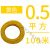 祥利恒RV多股铜芯软线电线0.5 0.75 1 1.5 2.5 4 6平方国标电子线导 铜0.5平方100米(黄色)
