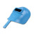 麦可辰电焊面罩手持式焊工专用面罩防烤脸轻便塑料氩弧焊焊接手把式焊帽 蓝色1只