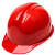 酷仕盾 透气安全帽 防砸 新国标 ABS 美式一字工业头盔 一顶 红色 