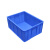 定制塑料长方形物流加厚胶框加高螺丝盒五金工具物料收纳筐 5#(470*345*170)0.84kg 蓝色