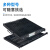 蓝邮 19英寸标准界面网络服务器机柜托盘 深度可调节导轨抽拉式托盘层板 BKTP-YZ700-DGB