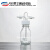 螺口洗气瓶GL45缓冲密封瓶耐腐厚玻璃耐压洗气瓶实验室安全瓶 小球孔管芯联系客服备注