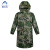 阿力牛 AY-029混绿色连体雨衣 带袖户外徒步雨衣 长款防汛救援雨衣雨披 混绿色长款 M码（165） 