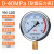 仪表不锈钢耐震压力表yn100油压液压表1.6mpa带油气压表 0-40MPA=400公斤 M20*1.5
