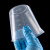 海斯迪克 HKCL-684 塑料烧杯实验室烧杯教学测量杯刻度无手柄计量杯 100ml 