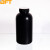 贝傅特 塑料大口圆瓶 实验室HDPE分装瓶避光试剂瓶广口样品瓶 黑色大口100ml（10个） 