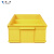 添亦 分格周转箱塑料零件盒子收纳塑料整理储物箱 黄色3格箱350*200*85mm