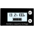LCD液晶8-100V电压表电瓶车电量检测 数显锂电铅酸电池容量显示器 6133A 白屏 蓝光高配版(含报警+温度测量功能)