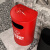 定制适用户外垃圾桶商用创意工业风油桶大号庭院营地网红工业风酒吧奶茶店 浅灰