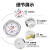 红旗(HongQi) YTN100ZT系列1.6级弹簧管耐震压力表轴向0~1.6mpa油压表气压表M20*1.5螺纹