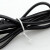 电镀锌铁丝扎线0.55 包塑铁大卷扎丝扁铁芯捆绳500米 黑/白色扎带 扎丝0.55黑扁形500米