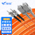 慧谷 光纤跳线SC-ST多模双芯1米光纤光缆尾纤 62.5/125μm电信级光纤线 HG-SC-ST-OM1-1