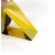 HKNA 反光胶带 反光标识警戒线墙贴地板贴标志 反光膜警示胶带 长45.7米（10cm宽 黄黑色 ）