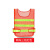 反光背心安全监理建筑消防员网布汽车工地黄衣条透气 多口袋拉链绿色