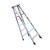 加宽加厚全防滑工程梯多功能折叠梯铝梯 7步