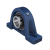 斯凯孚（SKF） 铸铁球轴承 单元UCP208铸铁+轴承钢轴径40mm 极限转速3750r/min