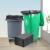 物业收纳袋40-240L规格平口环保耐磨收纳袋黑色垃圾袋加厚大号 65*80寸(特厚)40LA3186