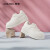 奥康（Aokang）官方女鞋 2024春季新款厚底舒适运动休闲鞋日常简约滑板鞋 白色 35