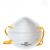 适用于100只n95康蕊Kn95活性炭杯型口罩带呼吸阀防工业粉尘电焊打 白色杯型无阀六盒(150只) 头戴